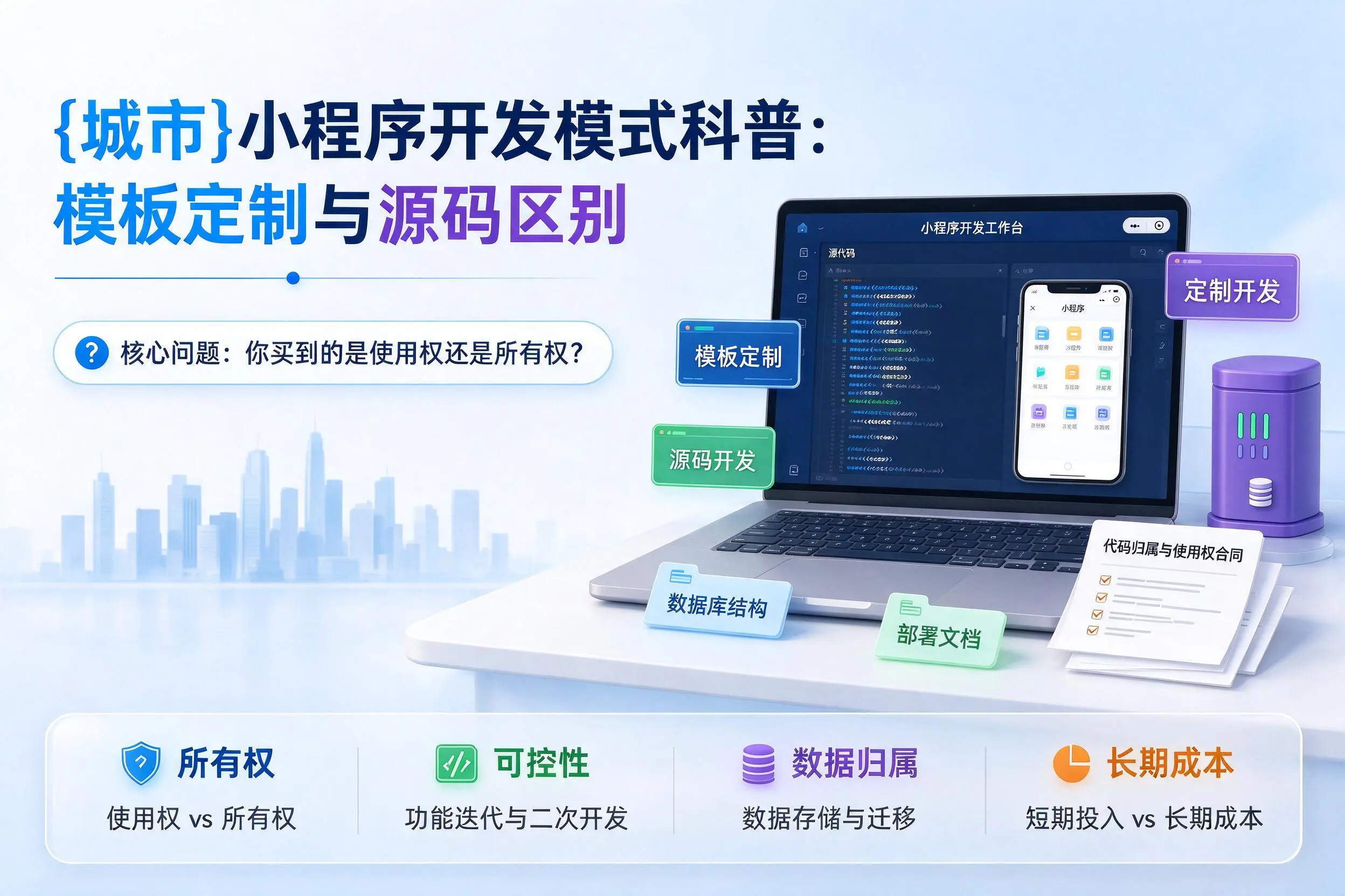 百色小程序开发模式科普：模板定制与源码区别