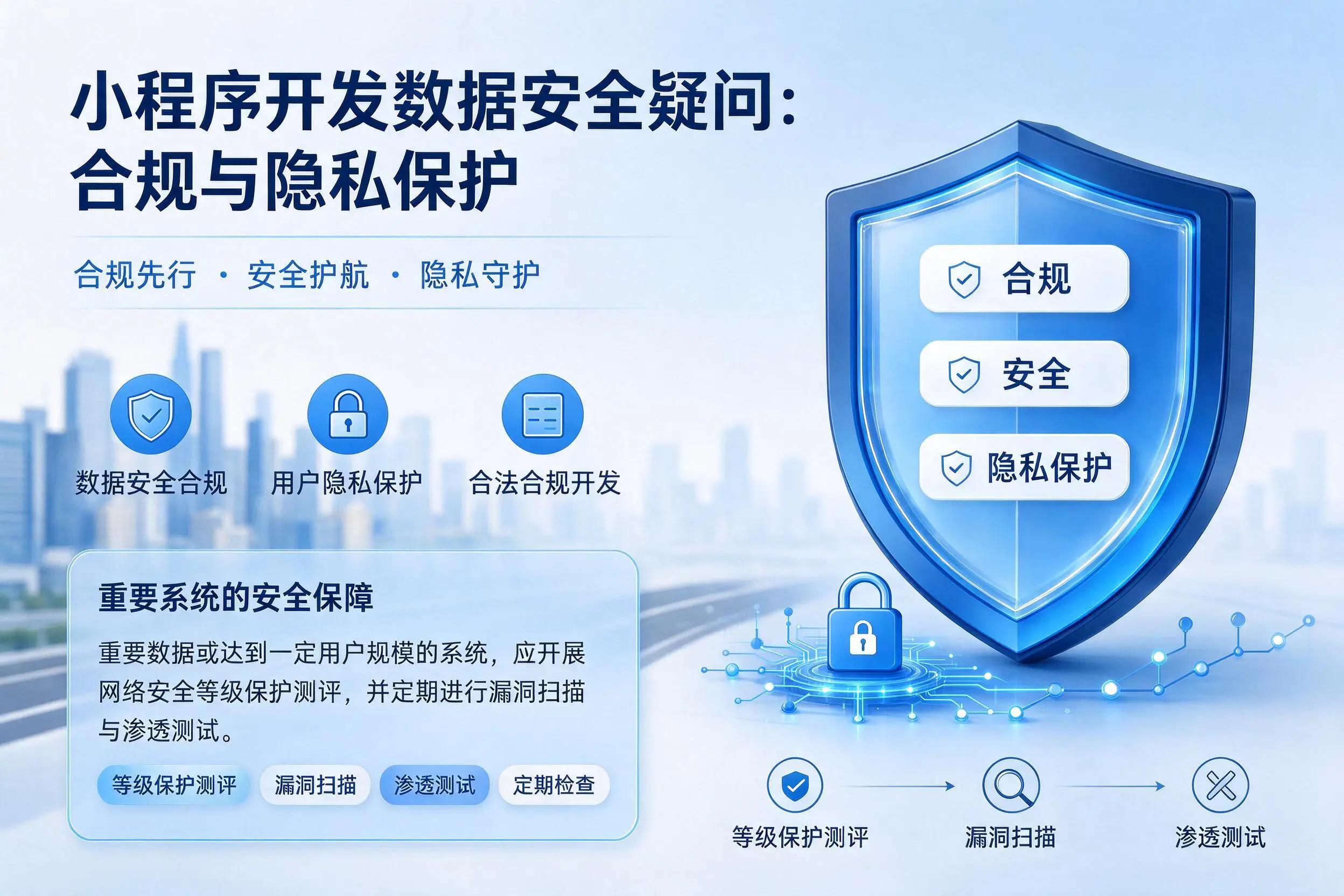 百色小程序开发数据安全疑问:合规与隐私保护
