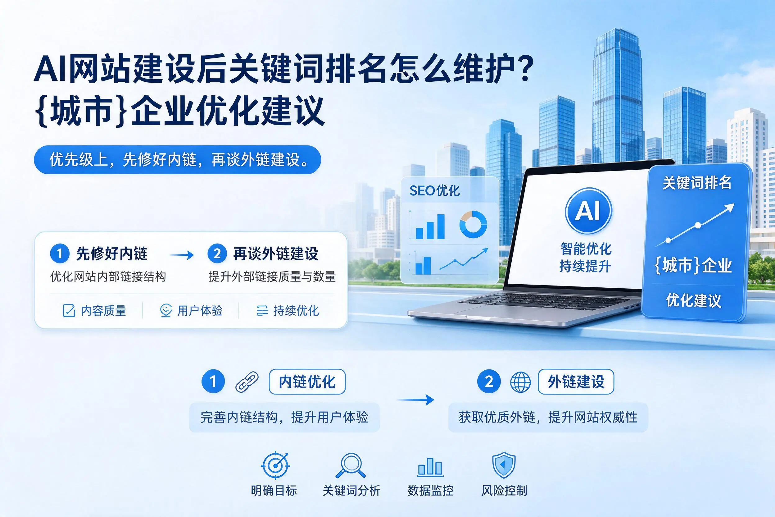 AI网站建设后关键词排名怎么维护？百色企业优化建议