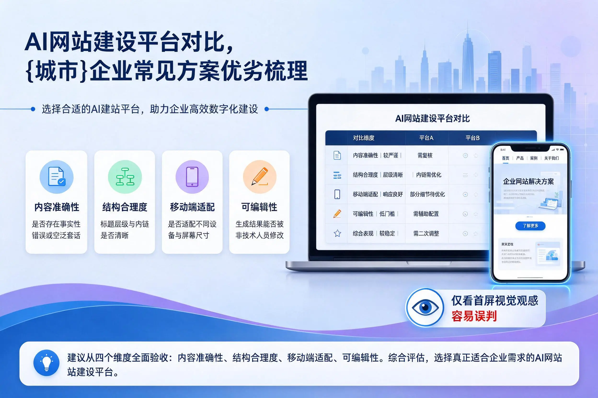AI网站建设平台对比，百色企业常见方案优劣梳理
